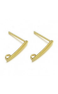 Stainless steel Earwire 12x15mm - Gold